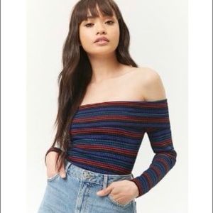 NWOT Forever 21 Off the Shoulder Top